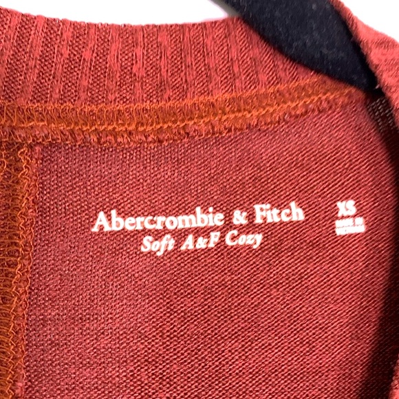 2 Abercrombie Fitch Comfy Top Shirt Soft Cozy Loungewear Jersey Knit Loose Fit - Picture 4 of 10